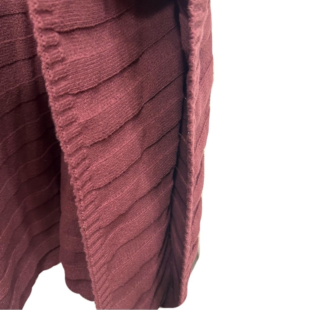 Lisa Rinna Collection Cable Knit Poncho Size M/L - Picture 8 of 11
